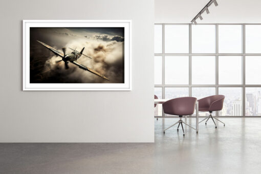 Spitfire plan bland molnen - Bild 4