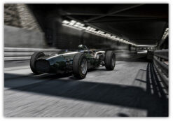 Vintage old F1-car