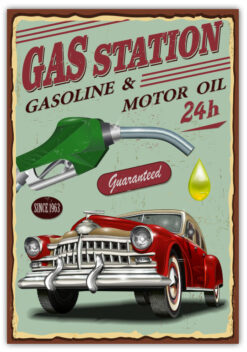 Gas Station Poster