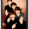 Nostalgiskt retrokort The Beatles 15x21cm
