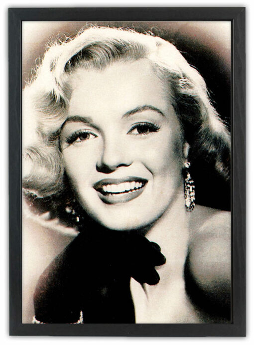 Nostalgiskt retro Kort Marilyn Monroe profil 15x21cm