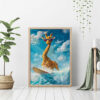 Giraff surfare Poster