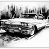Classic Car Cadillac poster