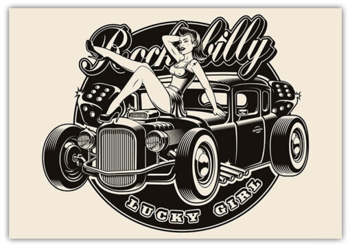 Rocka Billy Lucky Girl poster