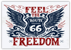 Feel The Route 66 Freedom poster 1