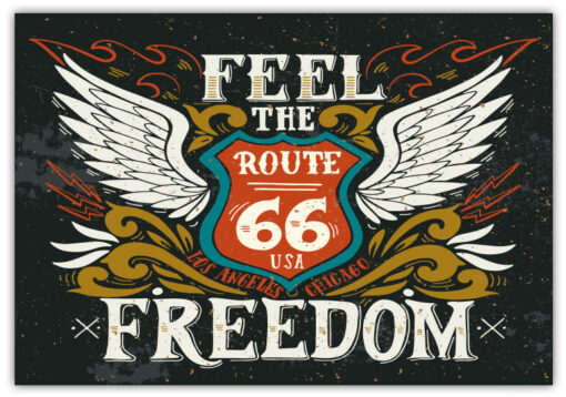 Feel The Route 66 Freedoms poster 2