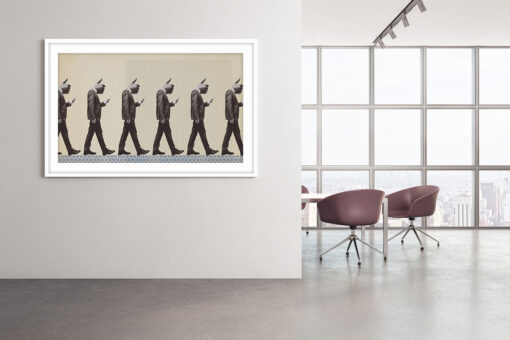 Smartphone promenad Poster - Bild 2