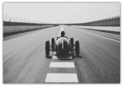 Vintage Racing car poster