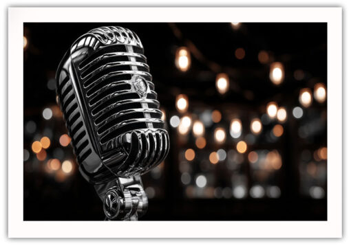 Vintage microphone Poster - Bild 2