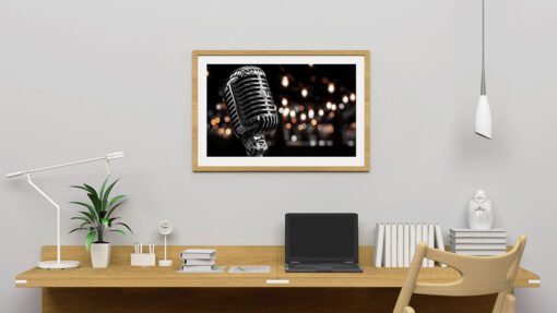 Vintage microphone Poster - Bild 4