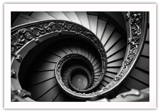 Vintage spiraltrappa poster - Bild 2