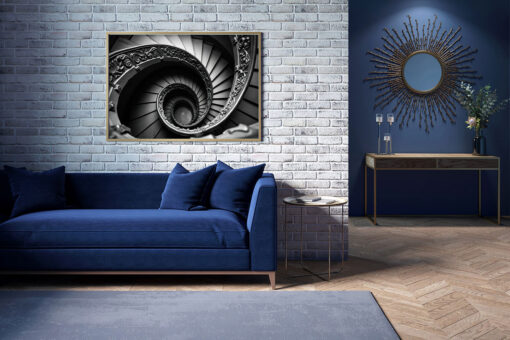 Vintage spiraltrappa poster - Bild 4