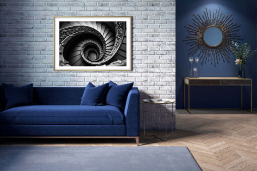 Vintage spiraltrappa poster - Bild 3