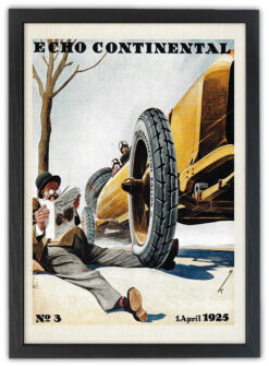 Alternative view of Nostalgiskt retro Echo Continental kort 15x21cm