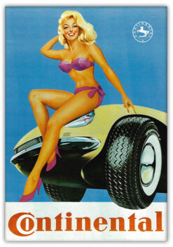 Nostalgiskt retro Continental 3.15x21cm
