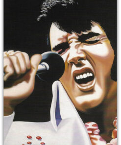 Nostalgiskt retro Kort Elvis Presley 15x21cm