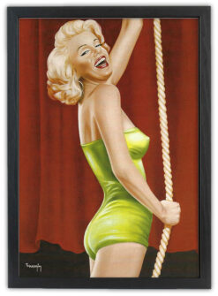 Alternative view of Nostalgiskt retro Kort Marilyn Monroe 15x21cm