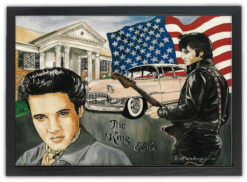 Alternative view of Nostalgiskt retro Kort Elvis Presley 2 15x21cm