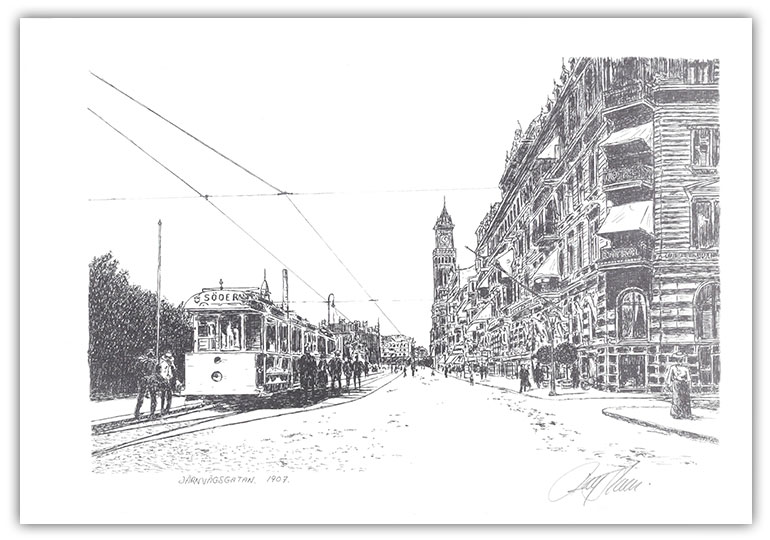 Gamla motiv från Helsingborg 30x40cm - Bild 5