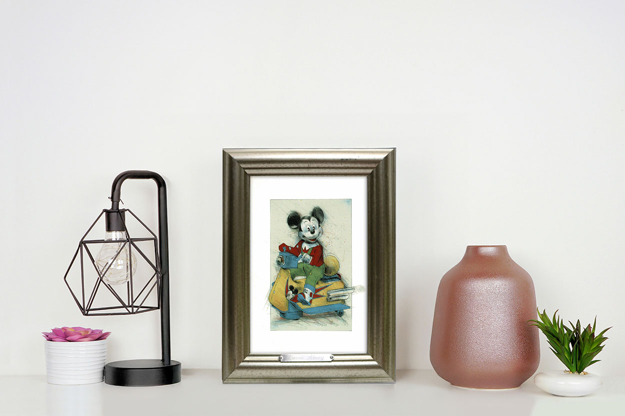 Lasse Åberg MICKEY SCOOTER No: 01