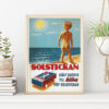 Nostalgiskt retro Solstickan 30x40cm