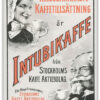 Nostalgiskt retro Intubikaffe 30x40cm