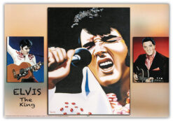 Nostalgiskt Elvis Presley 30x40cm