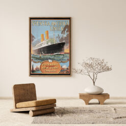 Alternative view of Svenska Amerikalinjen 50x70cm poster