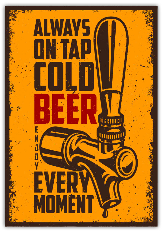 Cold Beer Always On Tab