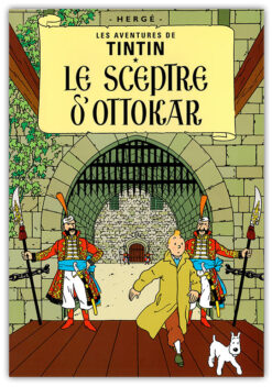 Alternative view of Tintin Kung Ottokars spira 50x70