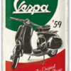 Plåtskylt Vespa - The Italian Classic 20x30
