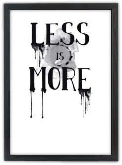 Less is More poster
