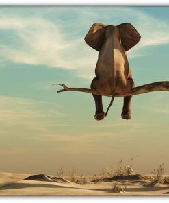 Elefant i trädet
