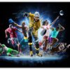 Multi sports collage