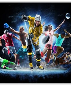 Multi sports collage