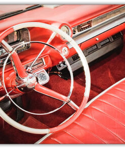 Vintage car interiör
