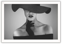 Poster Elegant Retro Kvinna - Bild 6
