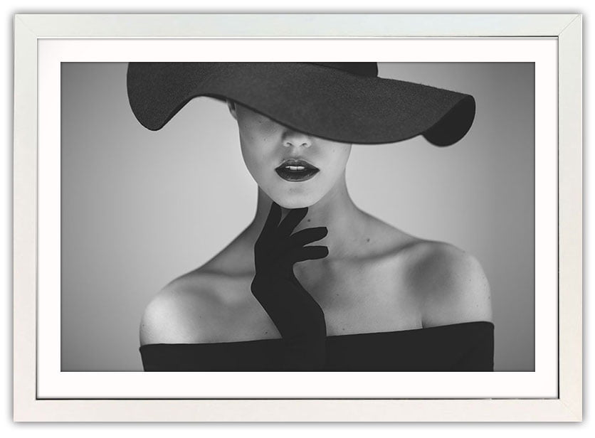 Poster Elegant Retro Kvinna - Bild 3