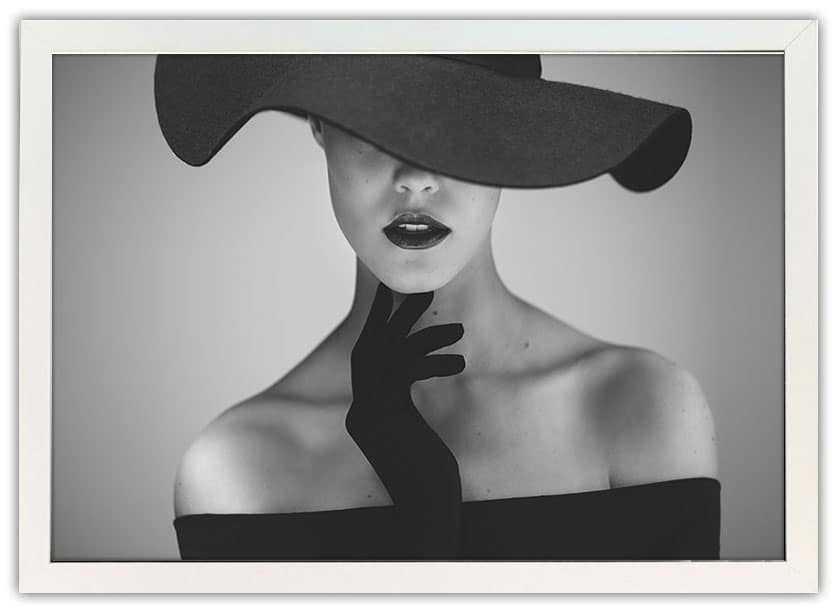 Poster Elegant Retro Kvinna - Bild 4