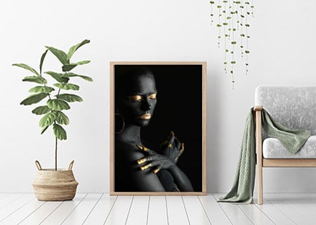 Poster Fashion Golden Lady 3 - Bild 2
