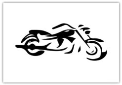MC Custom in black and white