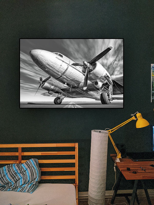 Vintage Historiskt Flygplan