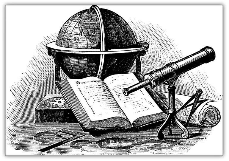Globe & Telescope Vintage