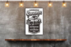 Alternative view of Custom restoration shop Poster