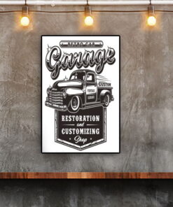 Alternative view of Custom restoration shop Poster