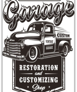 Custom restoration shop Poster