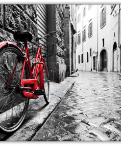 Vintage Röd Cykel