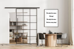 Text Poster We only live once - Bild 2