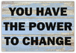 Alternative view of Text Poster YOU HAVE THE POWER