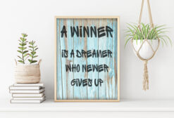 Text Poster A WINNER